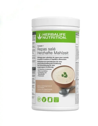 Herbalife Formula 1 – Boisson Champignons et fines herbes – Repas salé 550g Sps24