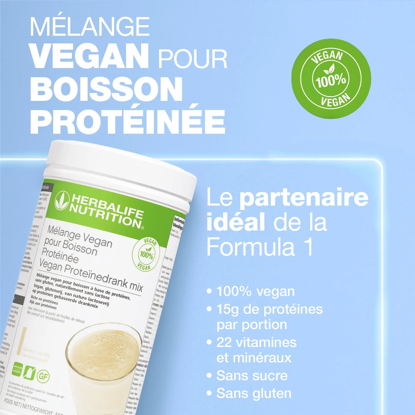 Mélange Végan pour Boisson Protéinée Sps24